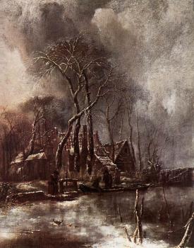 Jan Van De Capelle : Winter Landscape
